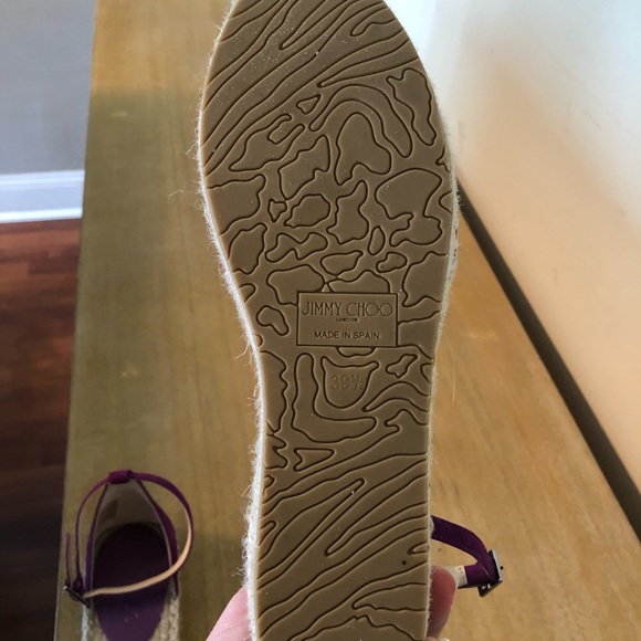 Jimmy Choo (38.5) Espadrilles w Swarovski Crystals - Picture 5 of 5